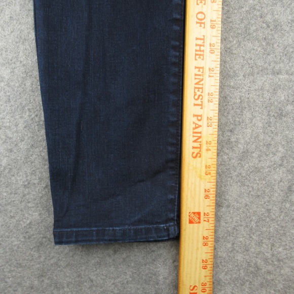 Lee Womens Petite Slim Fit Slim Straight Leg Pull On Jeans Dark Wash Size 6P - Picture 5 of 11